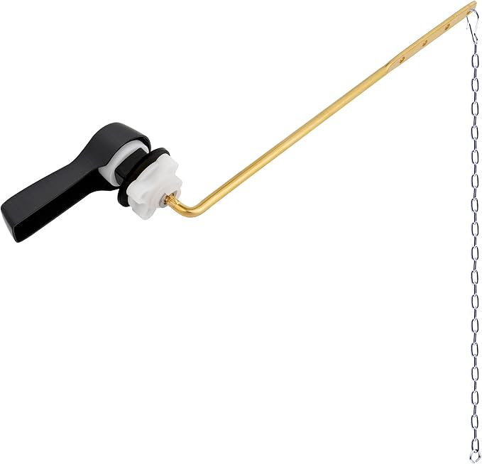 Hibbent Universal Metal Front Mount Toilet Handle Replacement Kit, Brass Toilet by Hibbent