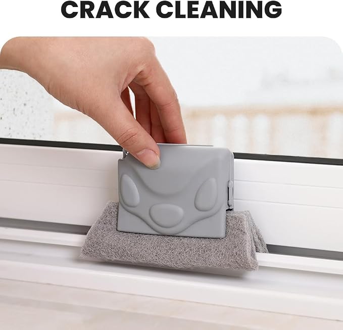 Window Groove Cleaning Brush, 2025 New Hand-held Magic Window Track Cleaner - Image 4
