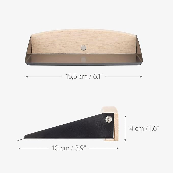 Mini Metal Dustpan and Brush Set - Image 2