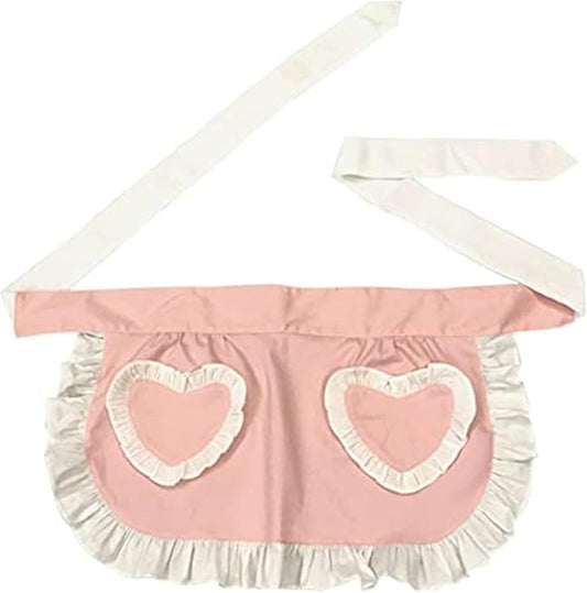 CRB Fashion Waist Apron Kitchen Cooking Restaurant Cotton Bistro Half Aprons by CBTRFashion