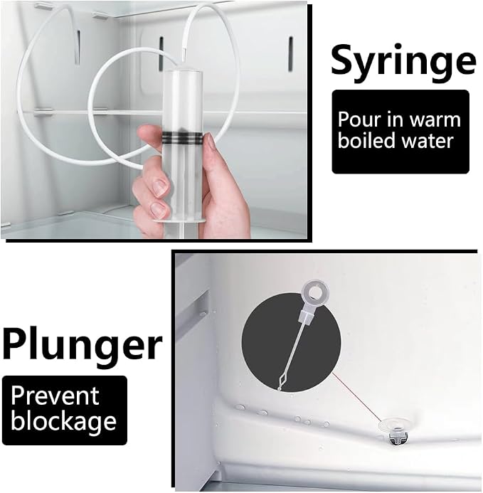 5pcs Refrigerator Drain Cleaning Tool, Reusable Fridge Dredging Kit, Remover - Image 6