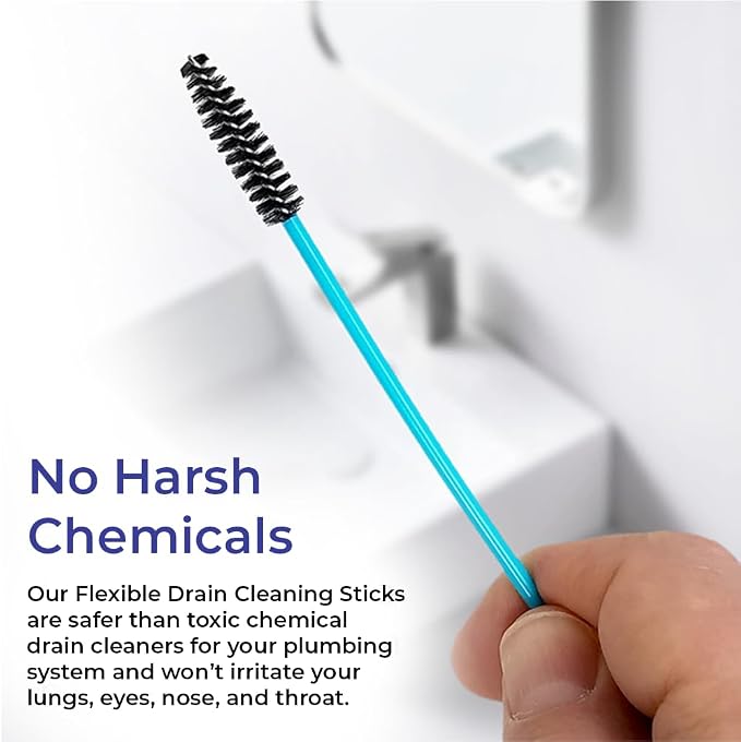SAGEFINDS Flexible Drain Cleaning Sticks | Quickly Removes Clogs | Effective in - Image 5