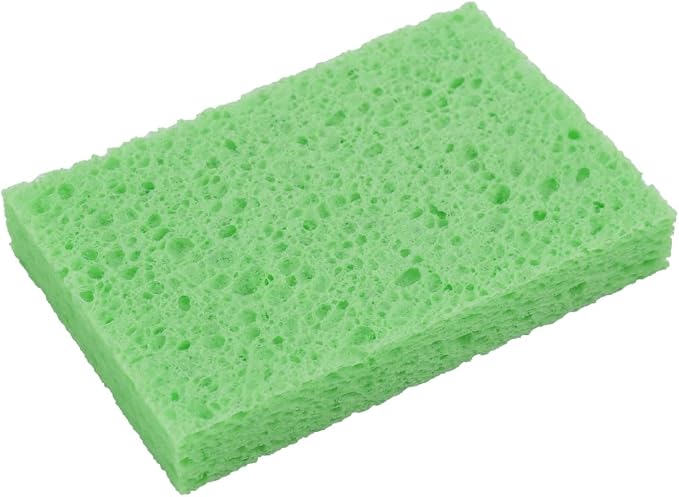 Cellulose Pop Up Sponges, Natural and Compressed, Kitchen Cleaning, 8 Pack - Image 3
