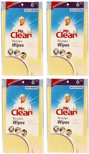 Mr. Clean Multi-Purpose Household Cleaning Wipes, Machine Washable, 6 Per Pack by MrClean
