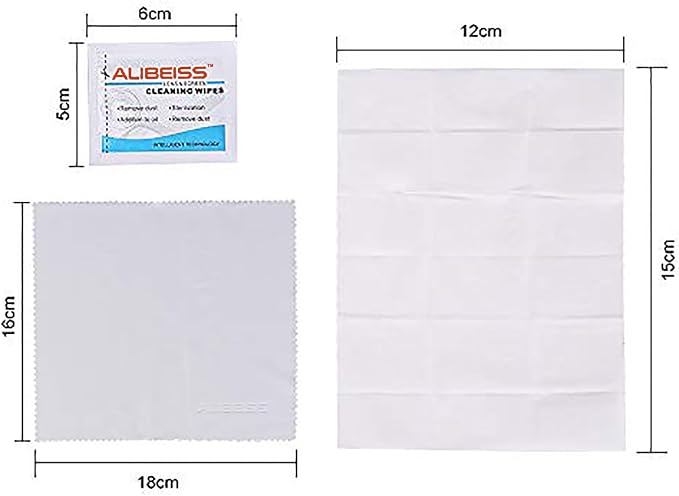 Pre-Moistened Lens Wipes ALIBEISS Screen Wipes - Image 4