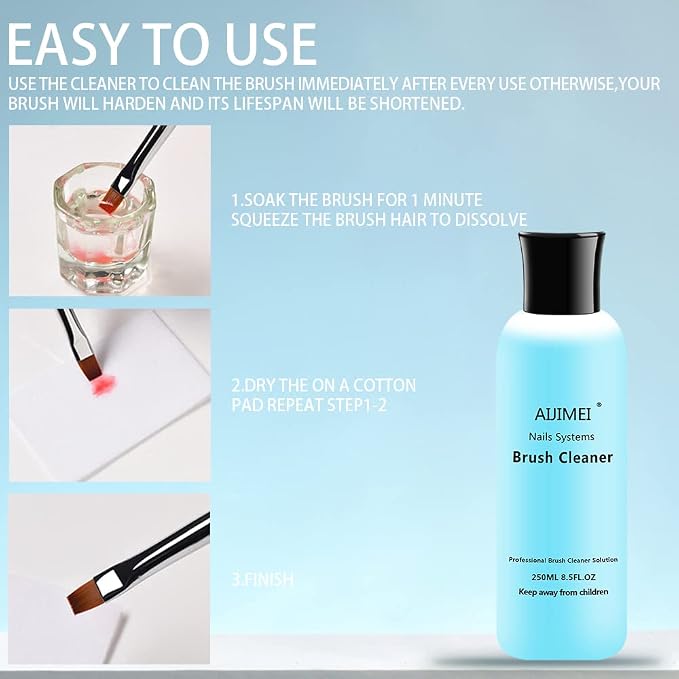 Aijimei Acrylic Nail Brush Cleaner - Image 6