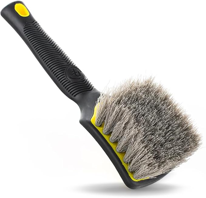Detail Factory - ProGrip Tire Brush - Ergonomic ProGrip Handle, Stiff Synthetic - Image 2