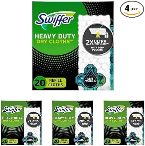 Swiffer Sweeper Heavy Duty Dry Multi-Surface Cloth Refills by Swiffer