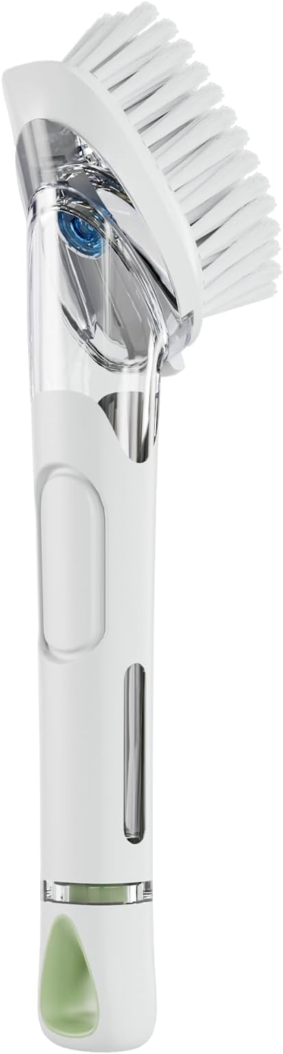 RIMAY Dish Brush with Soap Dispenser, Dish Washing Brush with Handle, Soap by RIMAY
