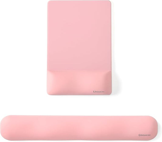 UnivoColors Design-Wave Set of Keyboad Wrist Rest & Mouce Pad, Artificial by UnivoColors