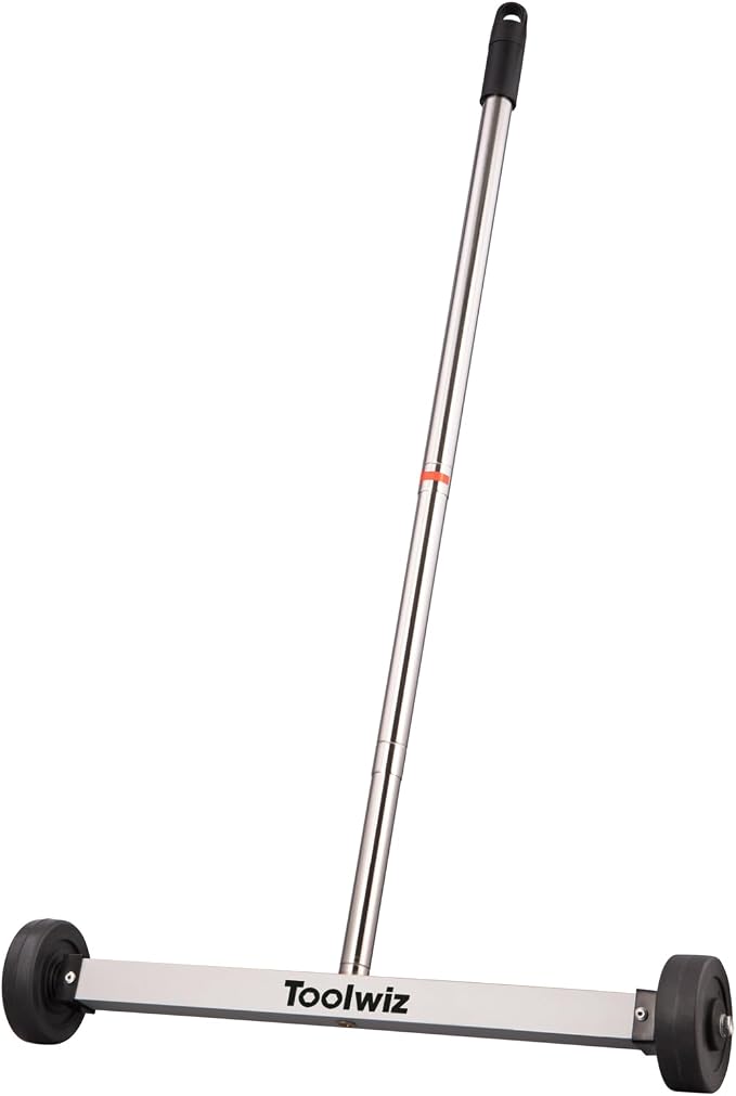 Toolwiz Magnetic Pick Up Sweeper 17-inch Heavy Duty Magnet Pickup Lawn Sweeper by Toolwiz%C2%AEHandTools