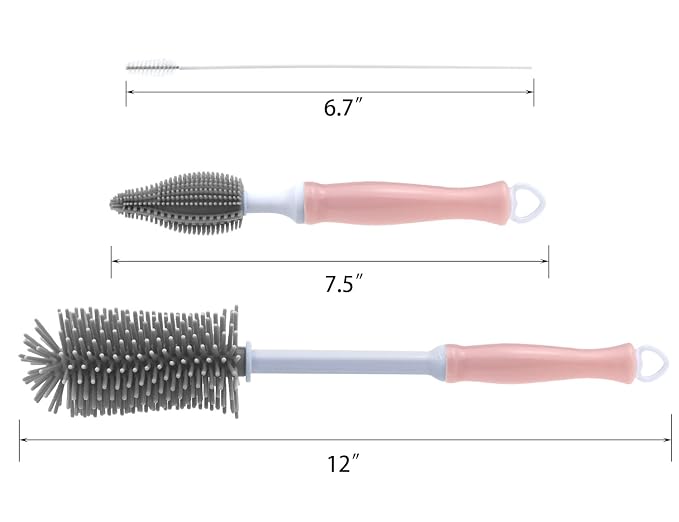 Silicone Cleaning Brush, and Smaller Diameter Openings - Image 2