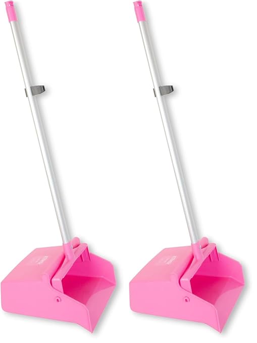 SPARTA Upright Dustpan with Aluminum Handle, Serrated Edge by CarlisleFoodServiceProducts