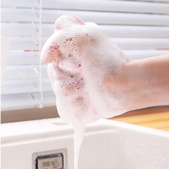 20 Pcs Washing Dishes Sponges Double-Sided Dishwashing Sponge Scrubber Round - Image 5