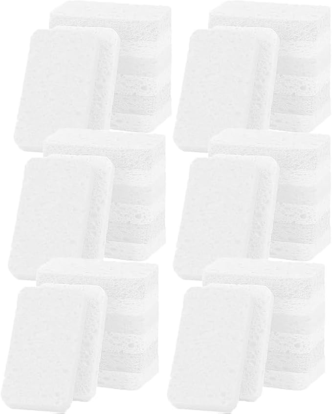 36 - Pack Non-Scratch Scrub Sponges - Sponges by Mainlyrunmakeupsuppliers