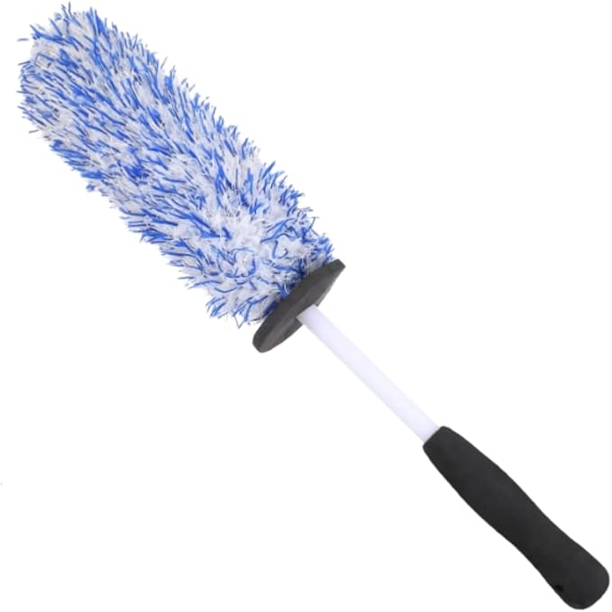 Soft Wheel Cleaning Brush, Metal-Free Wheel Mop Safe by HEROWORLD