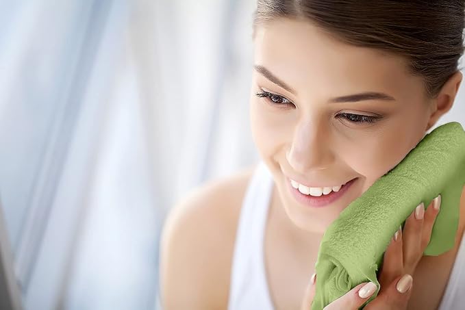 Softolle 100% Cotton Washcloths 60 Pack Soft, Highly Absorbent Washcloth - Image 5