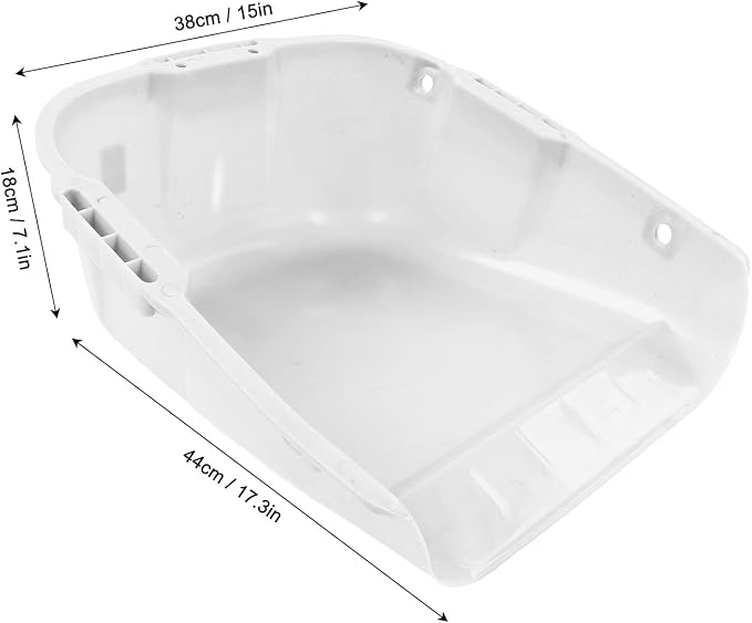 Plastic Dust Pan Heavy Duty Dustpan Large Capacity Dustpan Double Handle Wear - Image 2