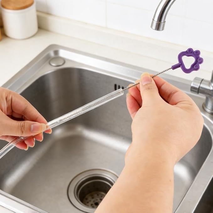 3 in 1 Cup Lid Cleaning Brush Multifunctional Cup Lid Ga-p Cleaner, Portable - Image 6
