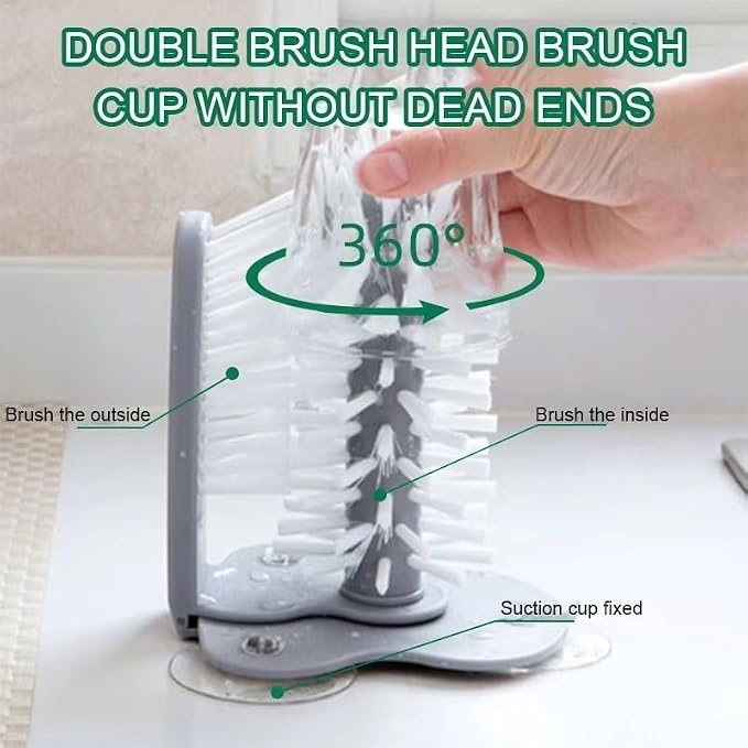 Water Bottle Cleaning Glass Washer Brush Cup Sink Washer Brush - Image 4