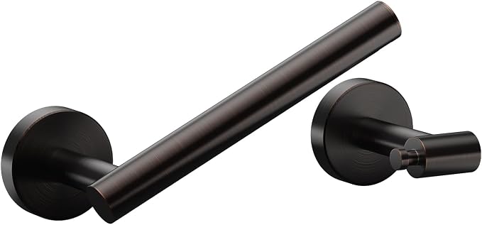 FORIOUS Toilet Paper Holder Wall Mount, Stainless Steel Rustproof Double Post - Image 8
