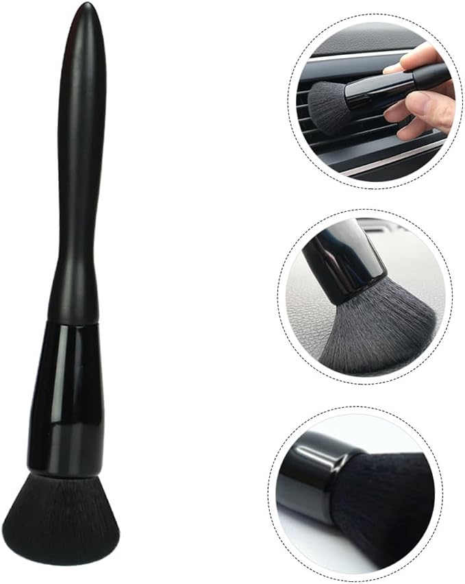 PRETYZOOM Car Detailing Brush Air Vent Cleaning Brush Soft Bristle - Image 7