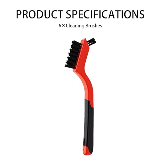 6 Pack Nylon Cleaning Brushes Set – Non-Scratch Bristles - Image 5