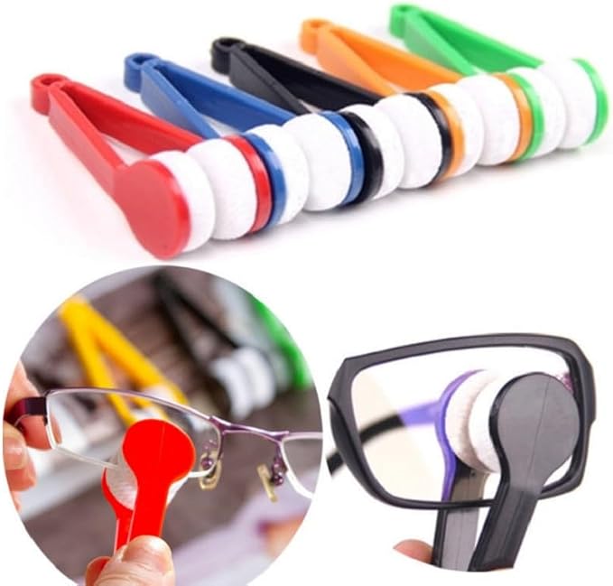 5Pcs Spectacle Glass Cleaner Eye Glasses Lens Cleaner Microfiber Cleaning Cloth by DPWOUM