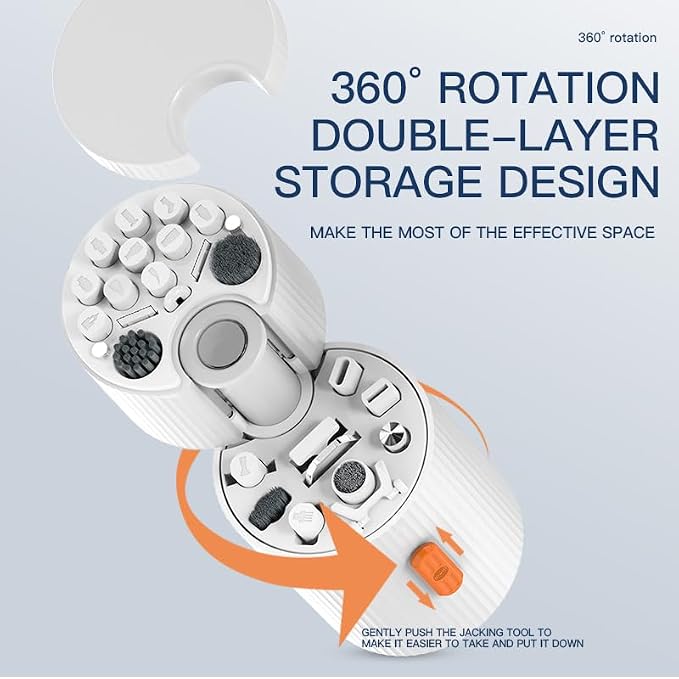 GK GAMAKAY Keyboard Cleaning Kit, 33-in-1 Multifunctional Magnetism Rotating - Image 6