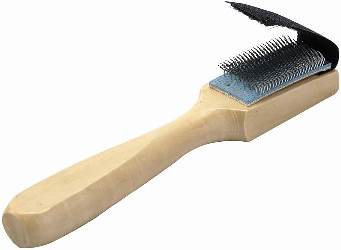 BinaryABC Dance Shoes Brush, Shoes Cleaner Brush, Suede Sole Wire Shoes Wood - Image 4