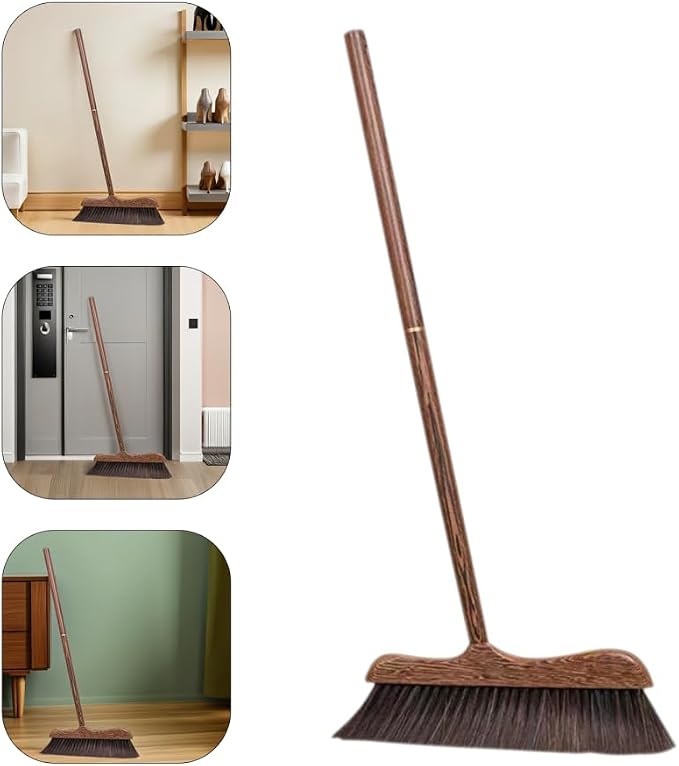 UNOMOR Handmade Soft Wood Broom - Image 6