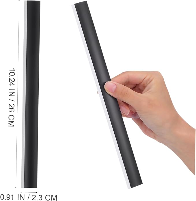BESTYASH 4pcs Upright Dust Pan Lip Strip Dustpan Edge Strip Replacement Rubber - Image 2
