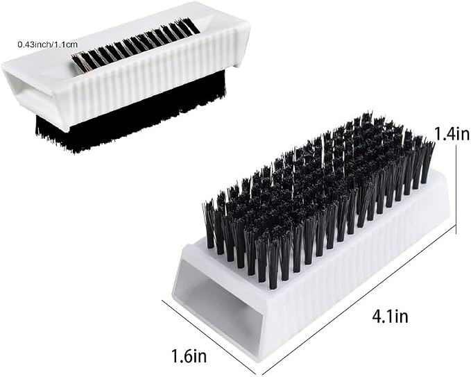 2 PCS Nail Brush Surgical Scrub Brushes Two-Sided Stiff Hand and Nail Brush - Image 3