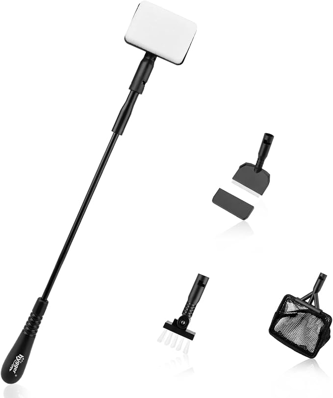 hygger Small Fish Tank Cleaner, Aquarium Cleaning Tools Kit by hygger