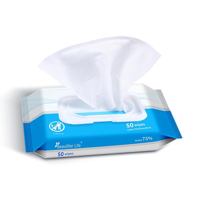 75% Alcohol Wet Hand Sanitizing Wipes - Image 2