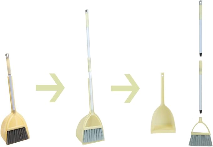 Mini Broom with Dustpan for Kids, Little Housekeeping Helper Set - Image 5