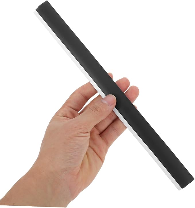 Milisten 4pcs Rubber Dustpan Lips Replacement Edge Strips - Image 4