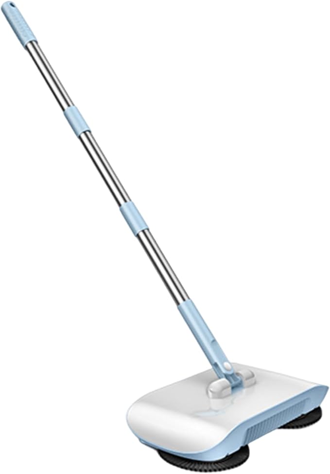 Carpet Sweeper Manual Manual Vacuum Sweeper 2 in 1 Hand Push 180 Degree - Image 3