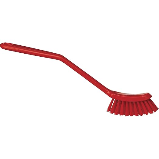 Vikan - Fine Dish Brush - Heavy-Duty, Slip-Resistant Cleaning Brush, - Image 3