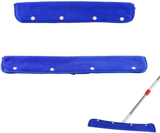 2 Pack Floor Squeegee Broom Cover Wrap Mop Sweeping Cloth Baseboard Cleaner by Unknown