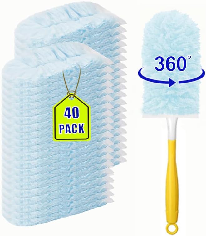 40 Count Duster Refills 360° Heavy Duty Duster Refills ，Compatible by HAYEGO