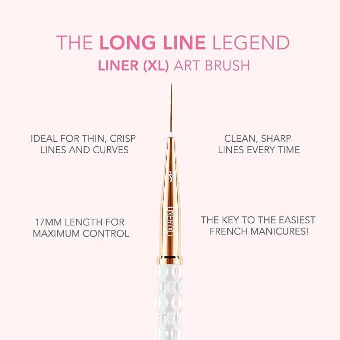 Kiara Sky Nail Art Brush | XL Liner | 17mm Nail Art Liner - Image 4