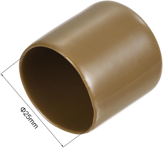 uxcell 20pcs Rubber End Caps 25mm ID Vinyl PVC Round Tube Bolt Cap Cover Screw - Image 3