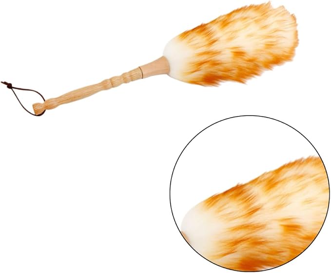 Electrostatic Cleaning Duster Brush, Wool Dust Sweeper - Image 7