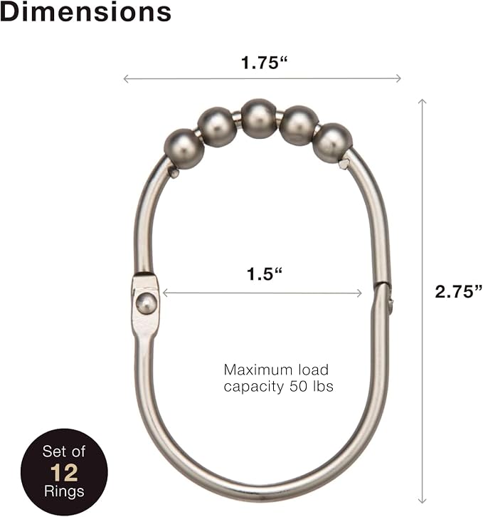 2 Lb. Depot Shower Curtain Ring - Image 3