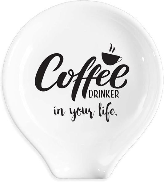 Funny Coffee Spoon Holder-Coffee Spoon Rest-Cafe Bar Station Accessories-Coffee by Unknown