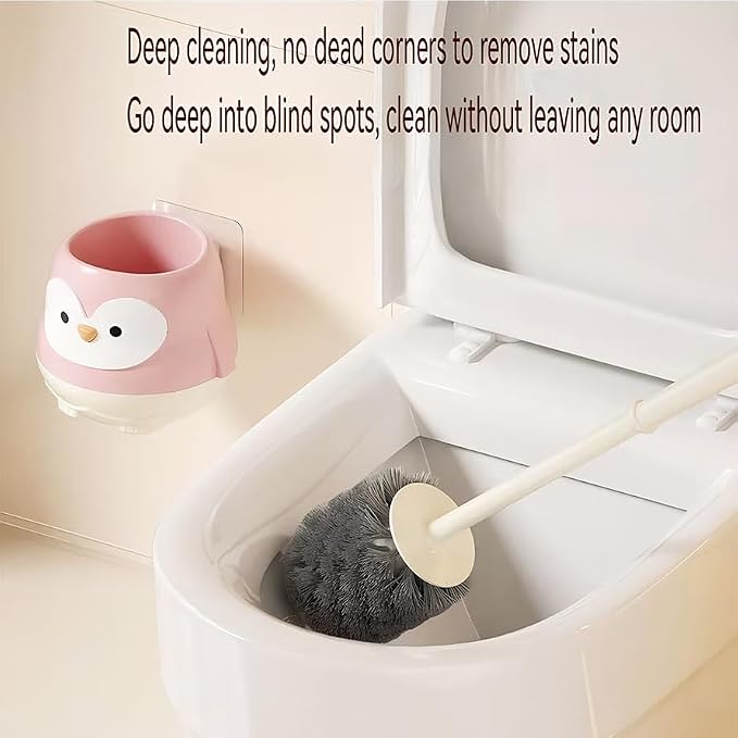 Penguin Toilet Brush and Holder Set - Image 4