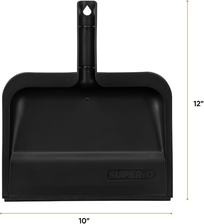Superio Clip-On Dustpan with Rubber Lip - Image 2