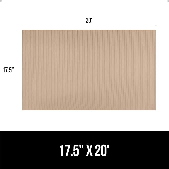GORILLA GRIP DuraGuard Shelf Liner, 17.5x20 Non-Adhesive Cabinet Liners - Image 8
