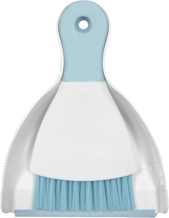 Mini Broom with Dustpan Combo Set Small Dust pan and Brush Set Quick Cleanup by BSMstonehouseholdsupplies